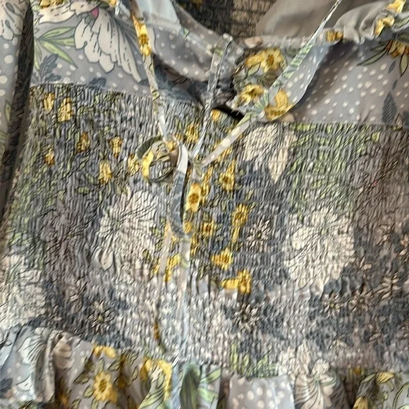 ASTR the Label Marietta Dress in Blue Floral size small NWT - Picture 10 of 15